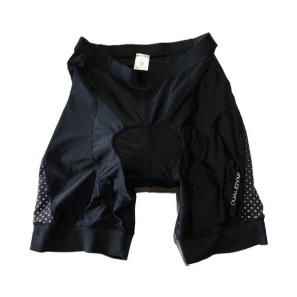 Qualidyne Black Padded Bike Shorts L - Picture 1 of 9